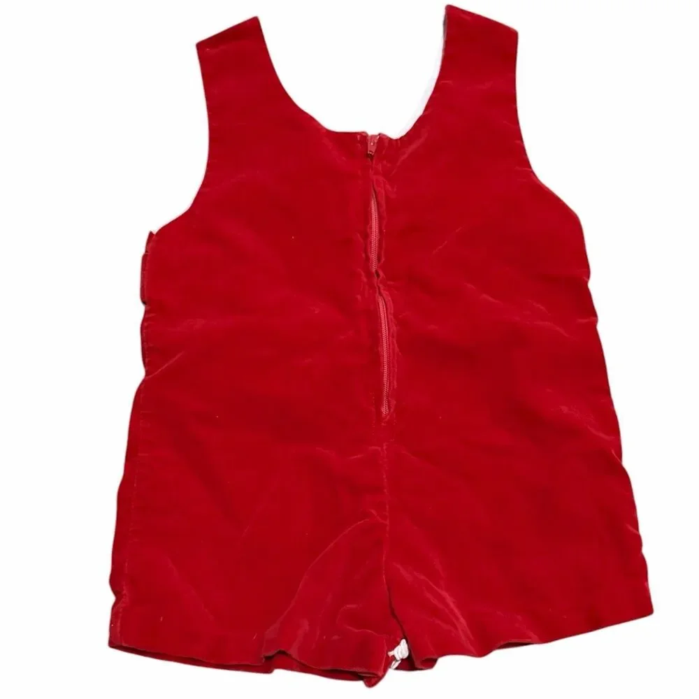 ❤️ Hilippines Little Boys‎ Velvet Valentine Romper – Size 18 Months 🧸